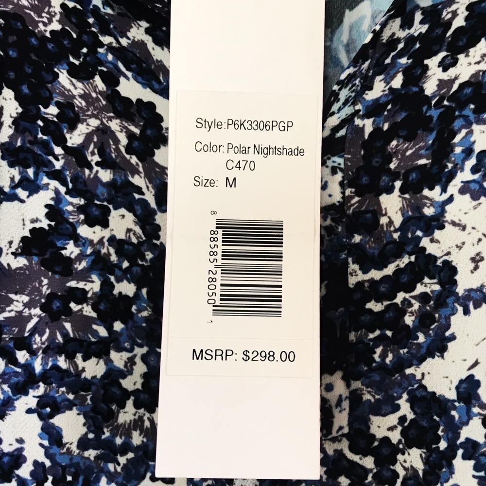 Parker Flutter Sleeve smock Waist chiffon dress - Picture 6 of 6